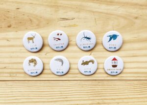 缶バッチガチャガチャのチラシ